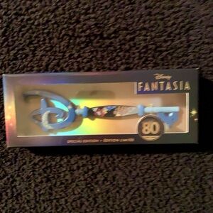 Disney Fantasia 80th Anniversary Key - Blue and Gold